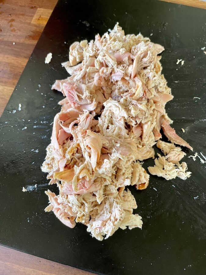 shredded smoked chicken
