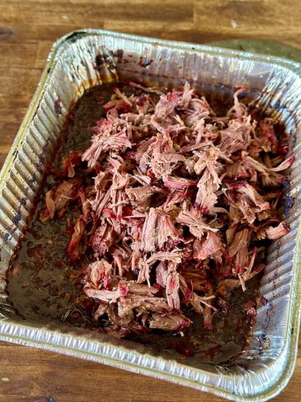 Smoked Sloppy Joes with Shredded Beef Pellets and Pits