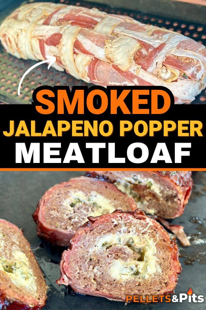 Jalapeno Popper Meatloaf on the Smoker Pellets and Pits