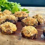 smoked stuffed mushrooms