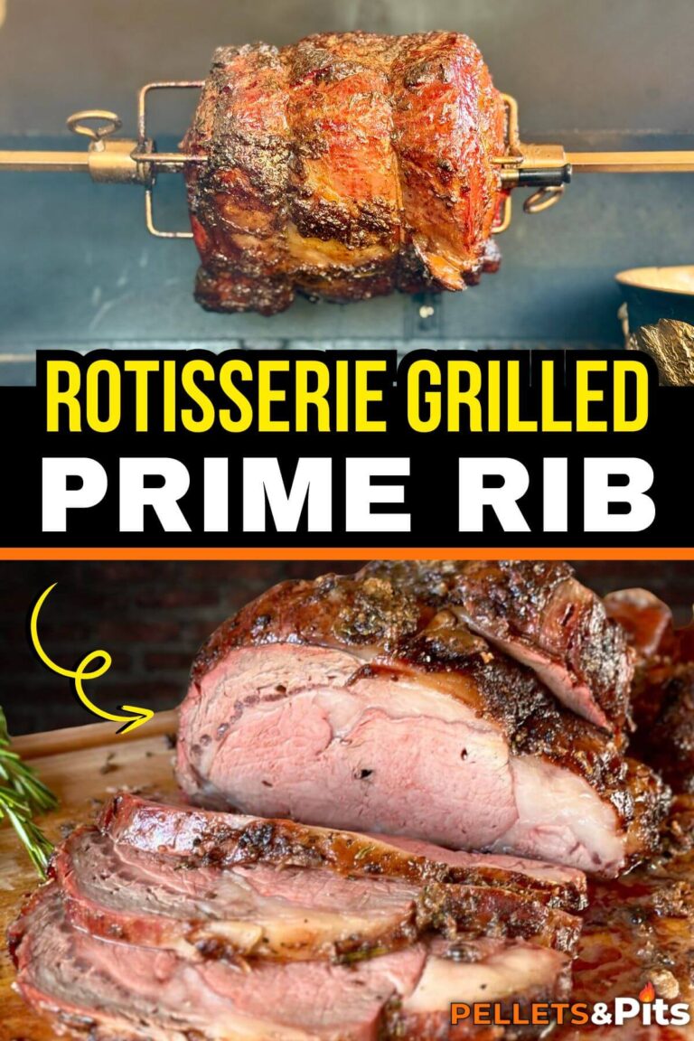 Prime Rib Roulade Rotisserie Prime Rib with Horseradish Garlic Butter Crust | Pellets and ...