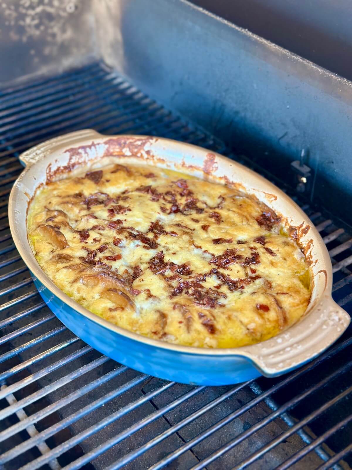 smoked scalloped potatoes