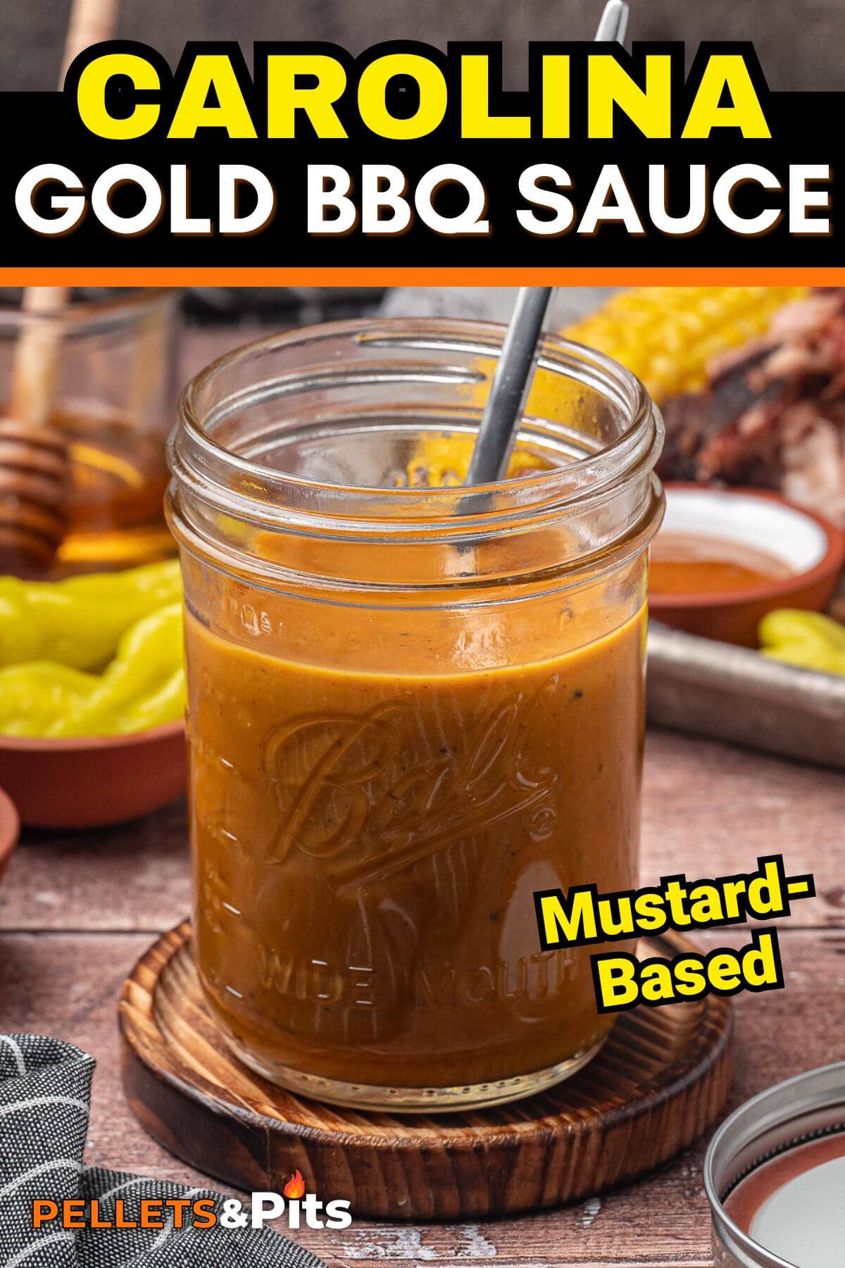 mustard-based Carolina gold bbq sauce