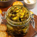candied jalapenos in a jar