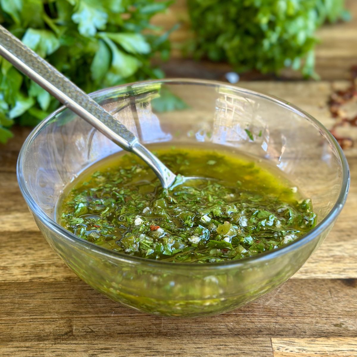 chimichurri in a bowl