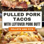 pulled pork tacos with leftover smoked pork butt