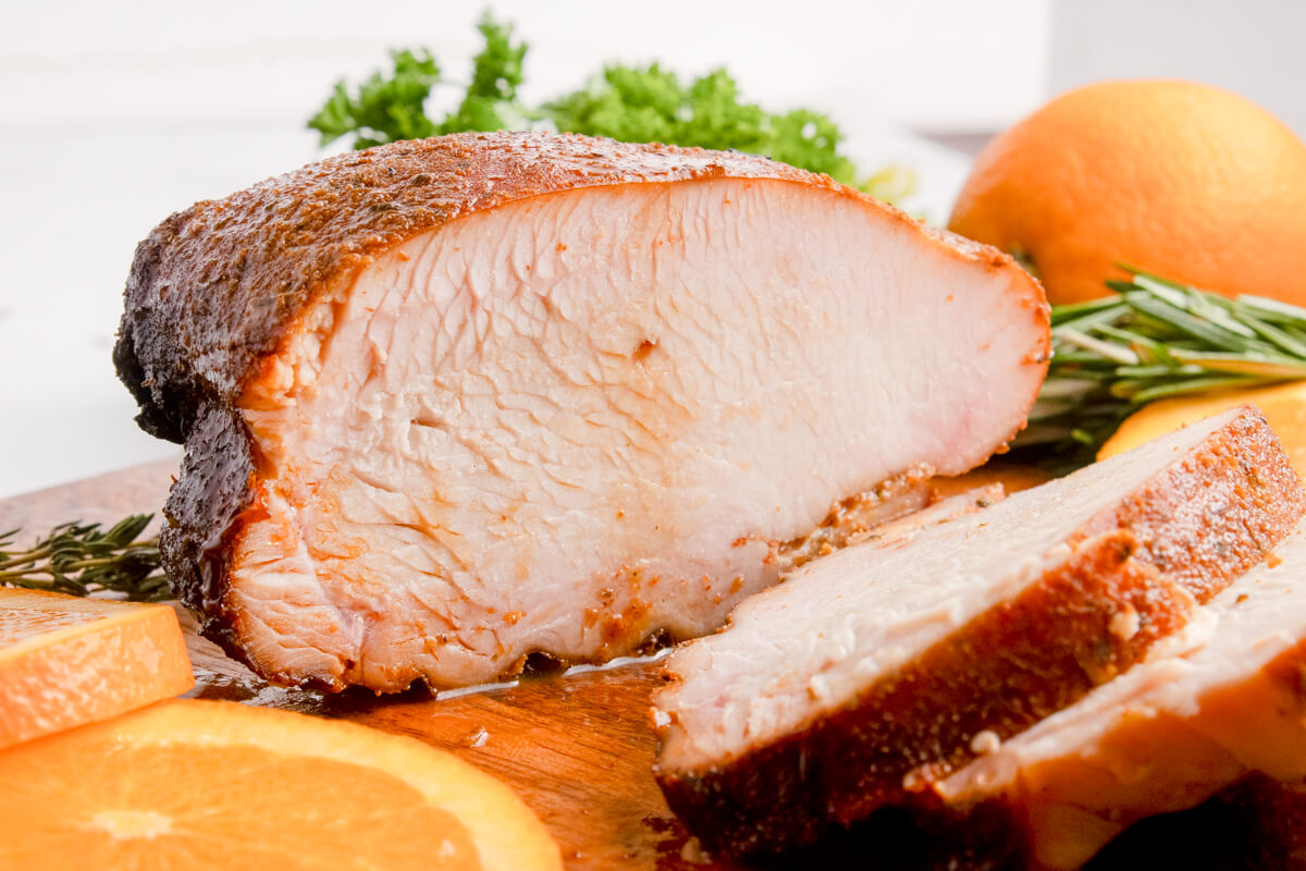 sliced smoked turkey breast